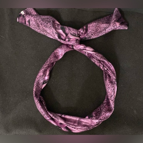 Lot of 8 Extra long wired headbands, twisted fabric tie knot ribbons - Picture 6 of 11